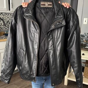 Members Only Classic Black Bomber Jacket